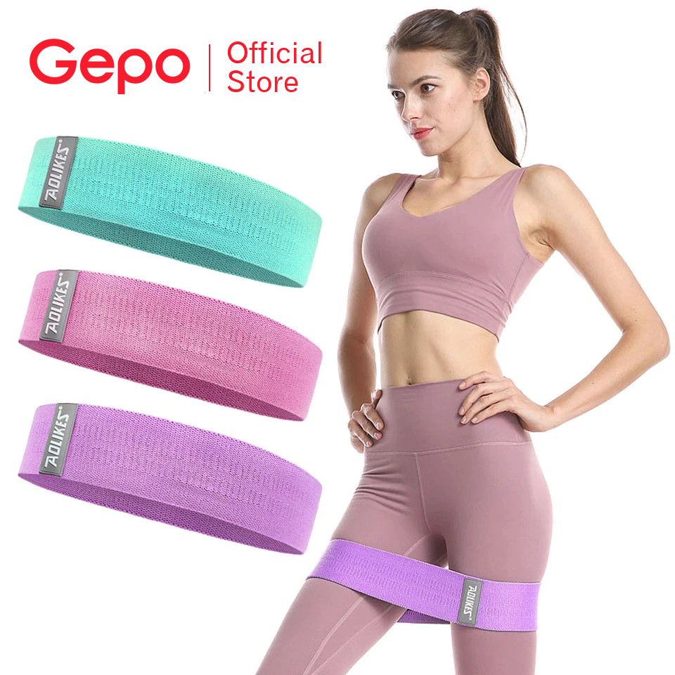 Dây Mini Band Đàn Hồi Kháng Lực Tập Mông Chân Đùi AOLIKES AL3603