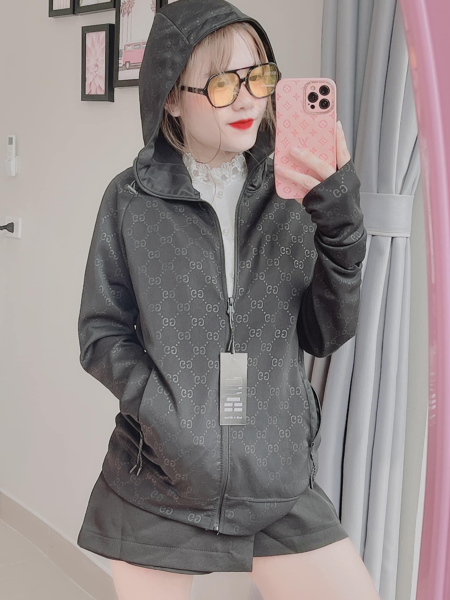 Áo chống nắng Gucii nam nữ ,vải umi  chất lượng cao chống nắng chống mưa rất tốt  BQUAY SHOP