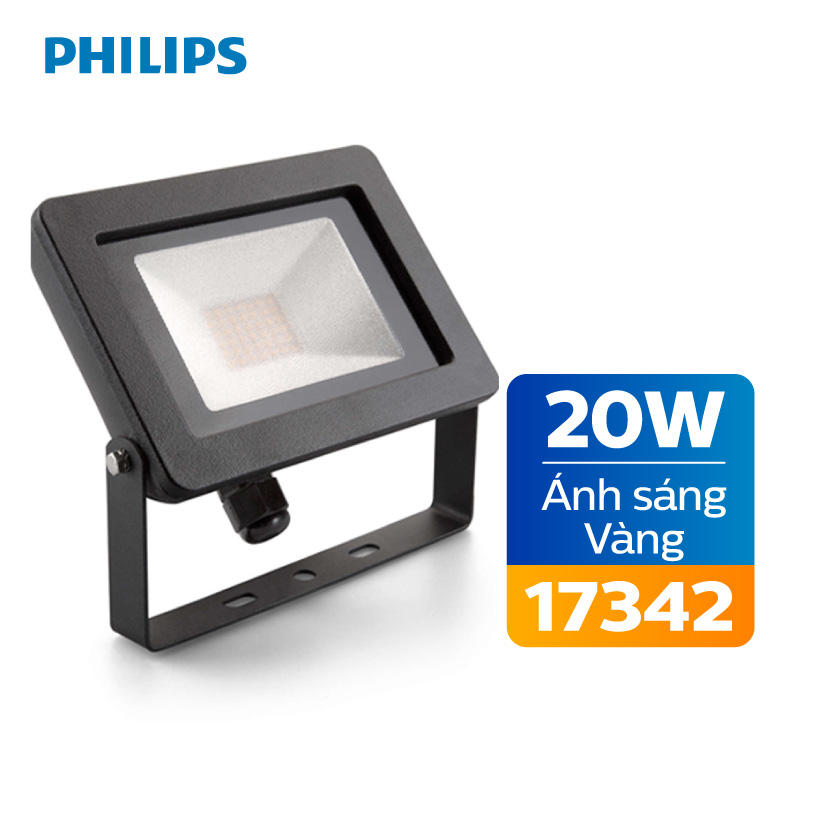 Đèn pha Philips LED My Garden 17342 20W 2700K - Ánh sáng vàng