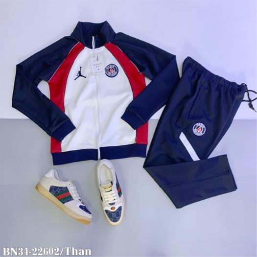 Bộ Nỉ Thu Đông Thể Thao Nam Psg Pha Màu Cực Chất
