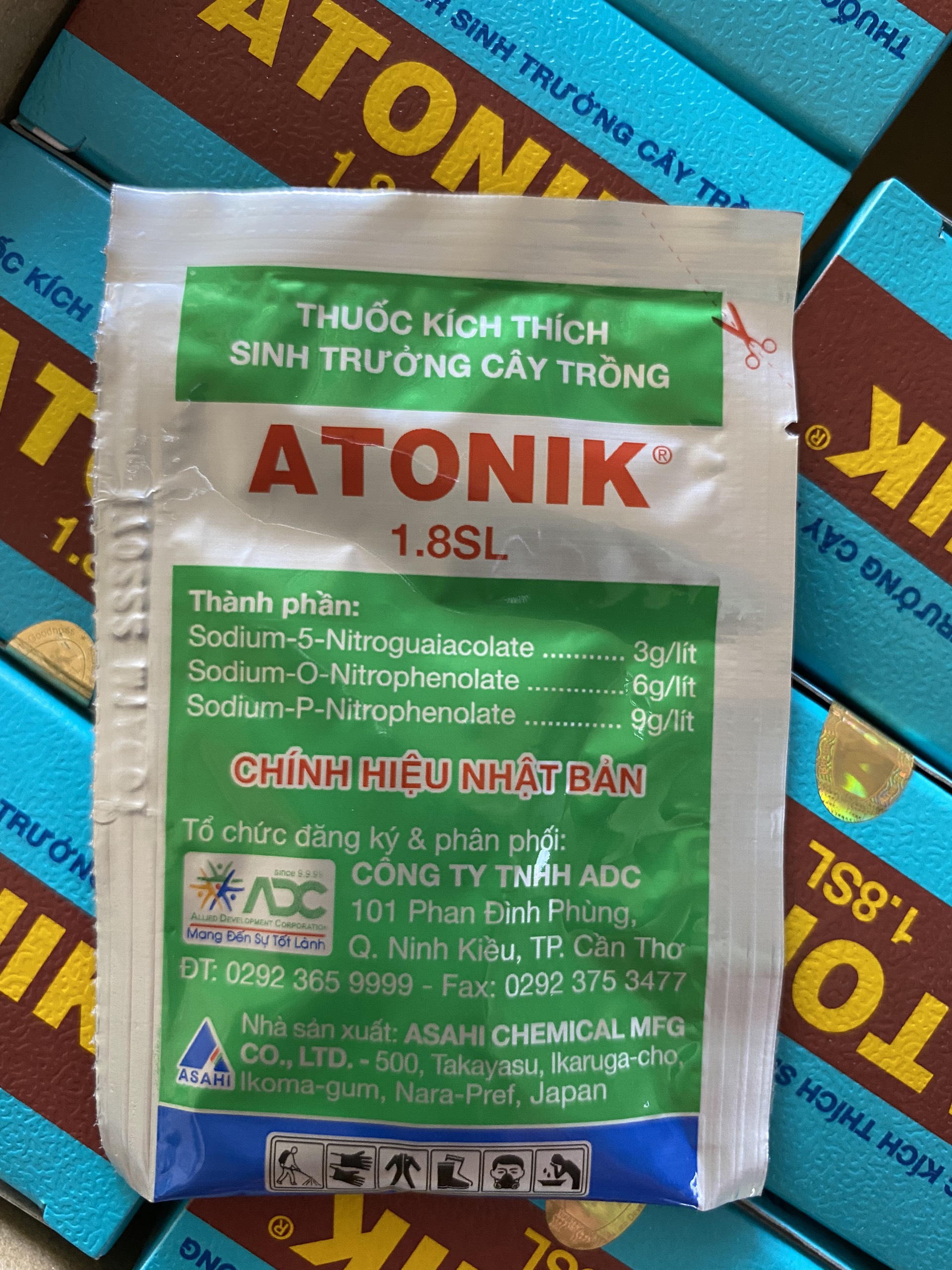 Kích thích sinh trưởng cây trồng ATONIK gói 10ml