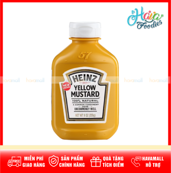 Mù Tạt Vàng Heinz 255g – Yellow Mustard