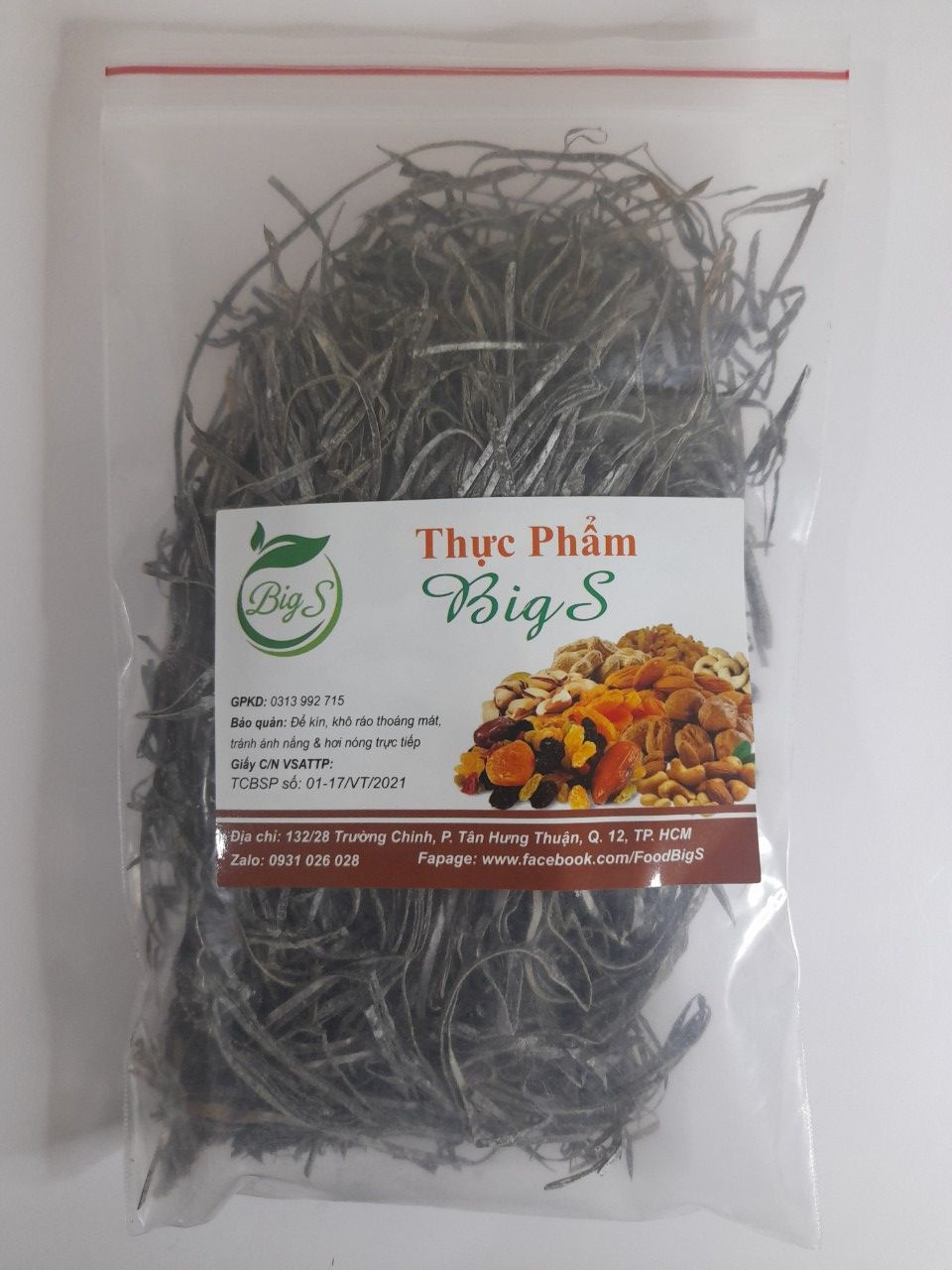 Phổ tai rong biển sấy khô bigs