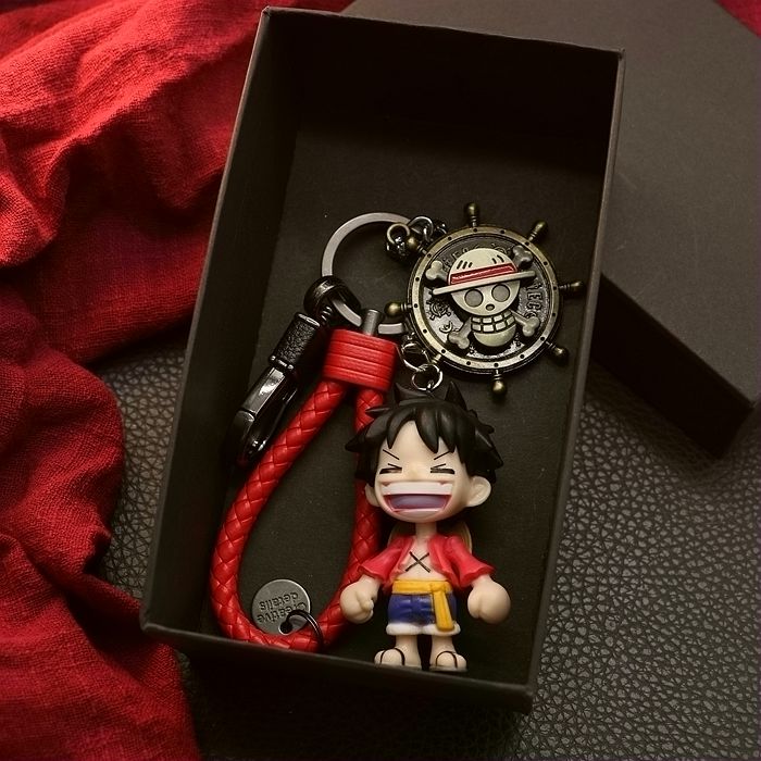 Móc khóa one piece móc khóa túi mặt dây chuyền mong muốn móc khóa xe hơi