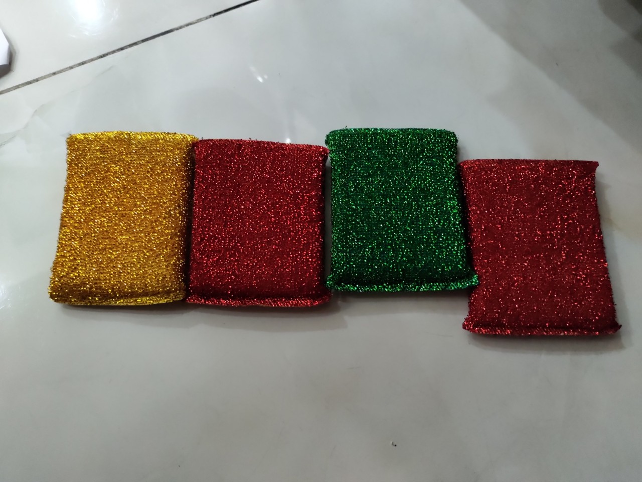 Combo 4 miếng cọ kim tuyến - miếng cọ rửa chén bát