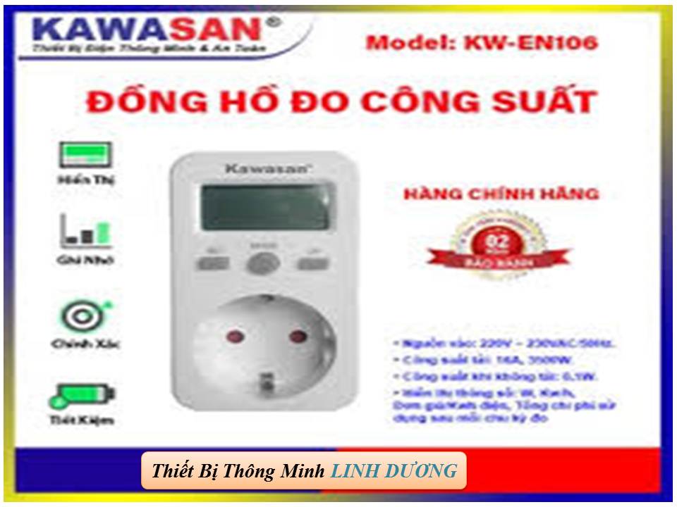 Đồng hồ đo công suất kawasan en106- hàng chính hãng