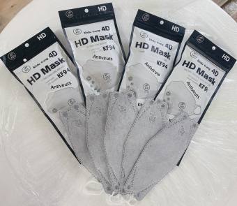 Khẩu Trang 4D MASK KF94 Công Nghệ Dập Hàng Quốc, Thiết Kế Thời Trang, Kháng Khuẩn