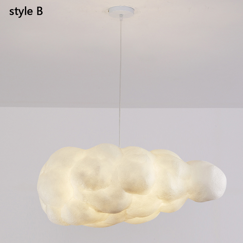 Minimalist Cloud Pendant Light 10W E27 Warm Light LED Dining Room Hanging Lamp Nordic Lighting For Restaurant Living Room