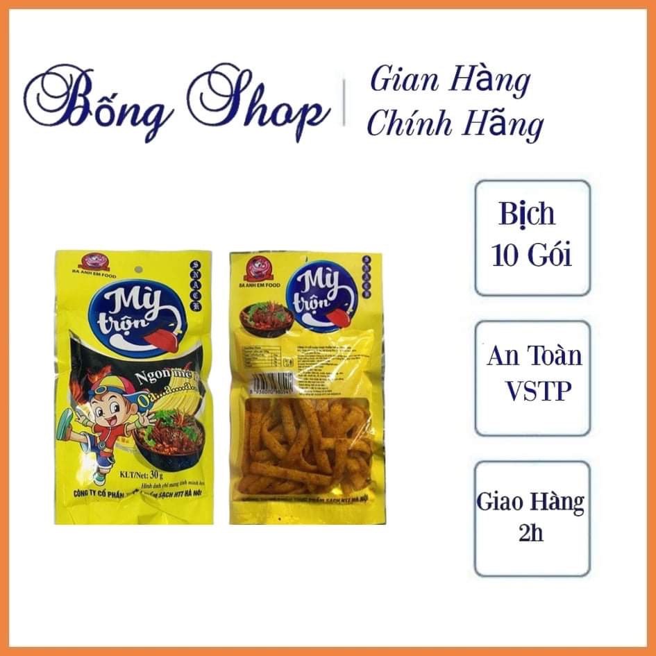 Combo 10 gói snack mỳ trộn ba anh em siêu ngon