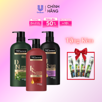 Dầu gội Tresemme ⚡ HÀNG NHẬP KHẨU CHÍNH HÃNG⚡ Thái Lan 450ml xanh-đỏ-đen