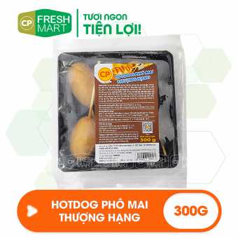 Hotdog Phô Mai Thượng Hạng (6 Cây) - Sản Phẩm Uy Tín CP Foods - CP Fresh Mart