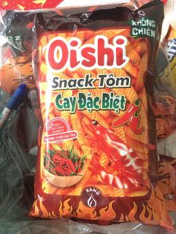 5 bịch Snack Tôm Cay Đặc Biệt Oishi 75gr