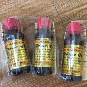 3 Dầu xoa bóp massage Huế ( hiệu Phước Quy chính hãng 3 chai x 60ml , loại đặc biệt )