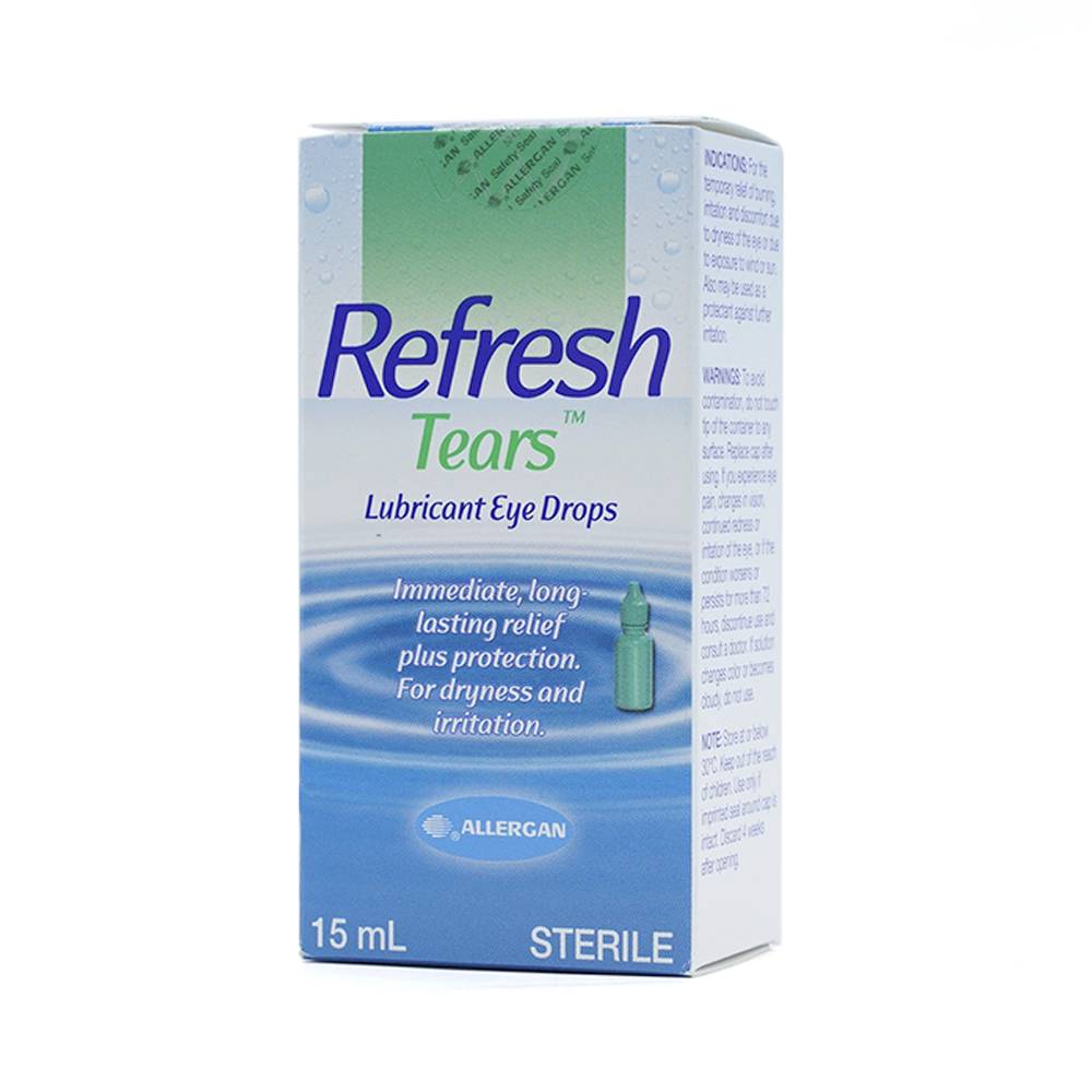 Nhỏ mắt refresh tears allergan giúp giảm khô mắt, mắt đỏ hộp 15ml