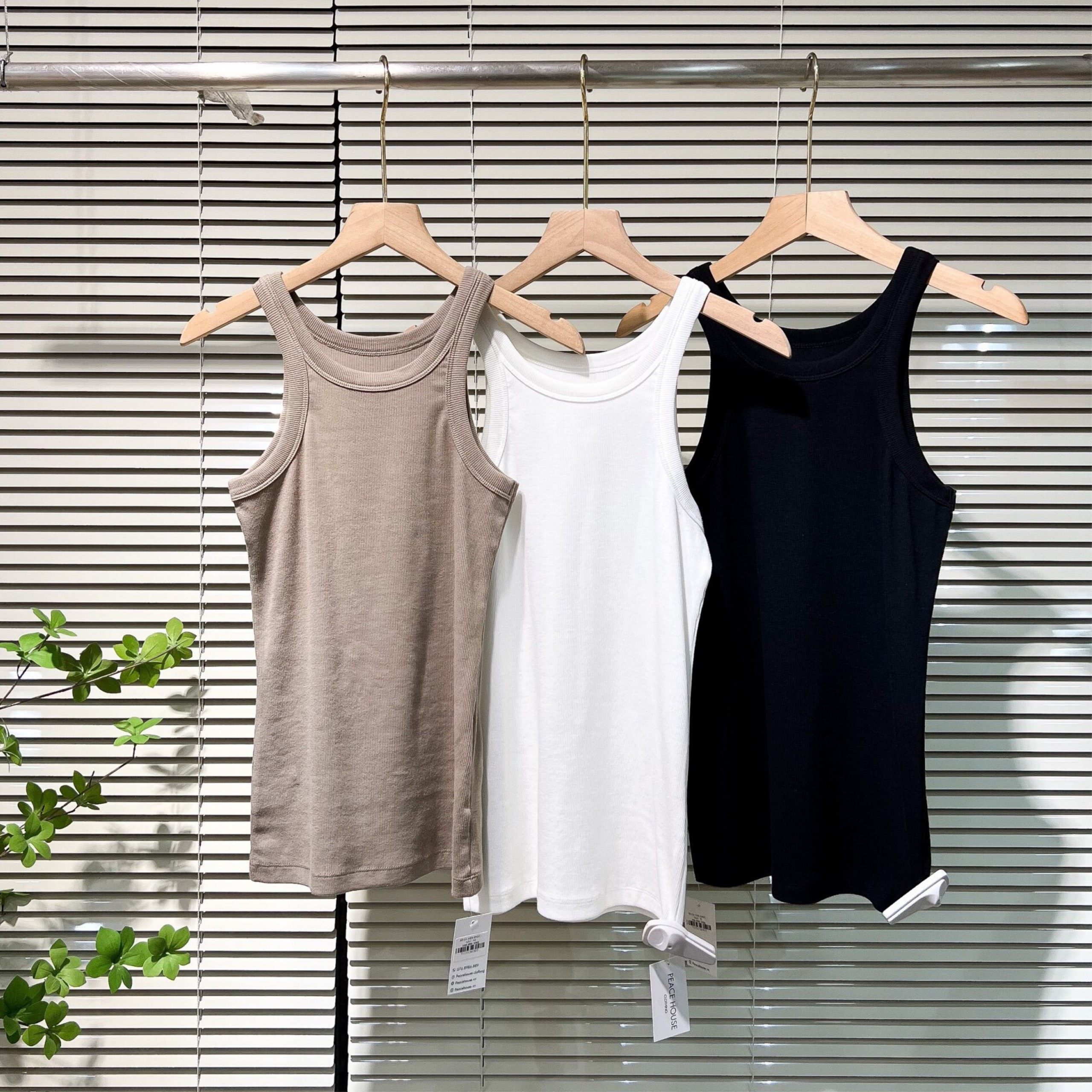 Áo sát nách viền basic , Peace House Clothing