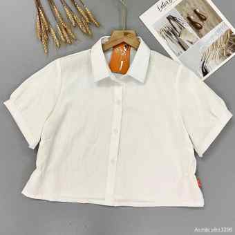 Áo Mặc Yếm Bầu Bun Cổ Sơ Mi Công Sở