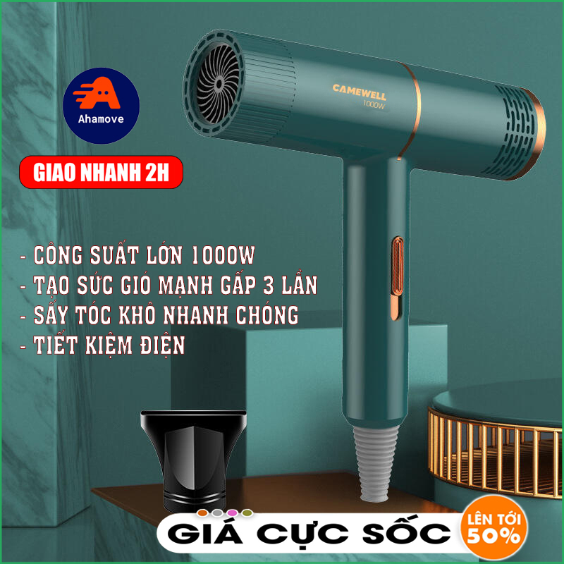 Máy sấy tóc cao cấp camewell - dòng máy sấy tóc 2 chế độ chuyên nghiệp công suất lớn 1000w ion bảo vệ tóc - máy sấy tóc 2 chiều nóng lạnh công suất 1000w