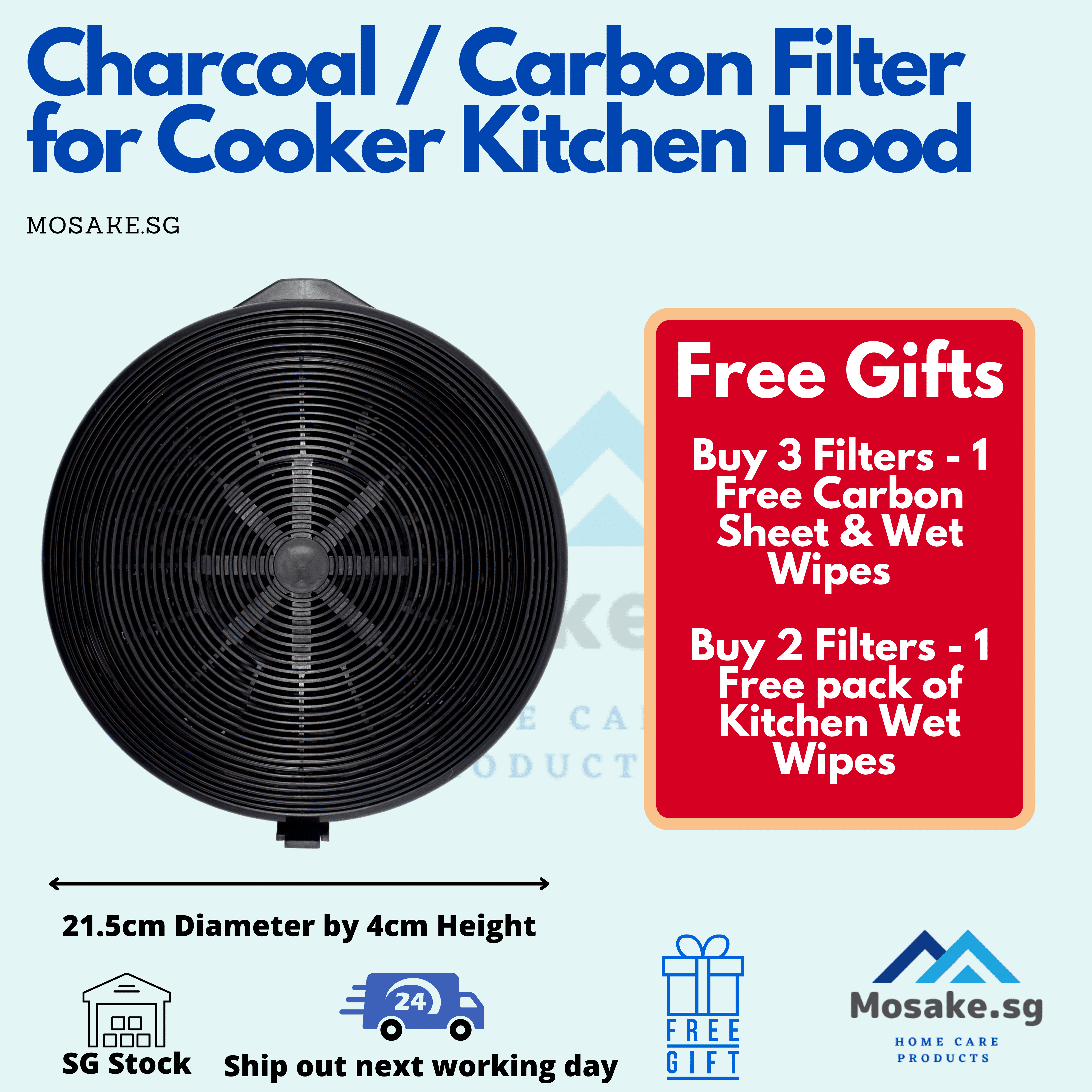 carbon filter for hob extractor