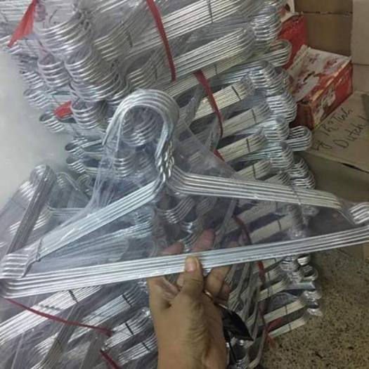 Combo 10 Móc Nhôm Treo Quần Áo 40cm Dày 4Ly Chịu Lực 3Kg M400-Giadung24H