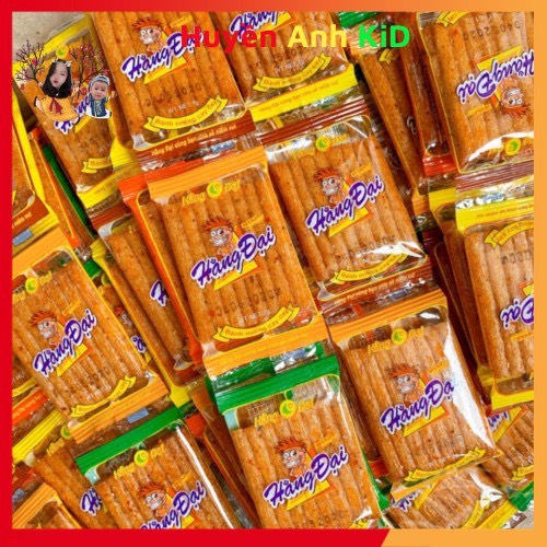 Sỉ 2 bịch 120 gói dê nướng hằng đại mini đồ ăn vặt ngon cổng trường vé về tuổi thơ