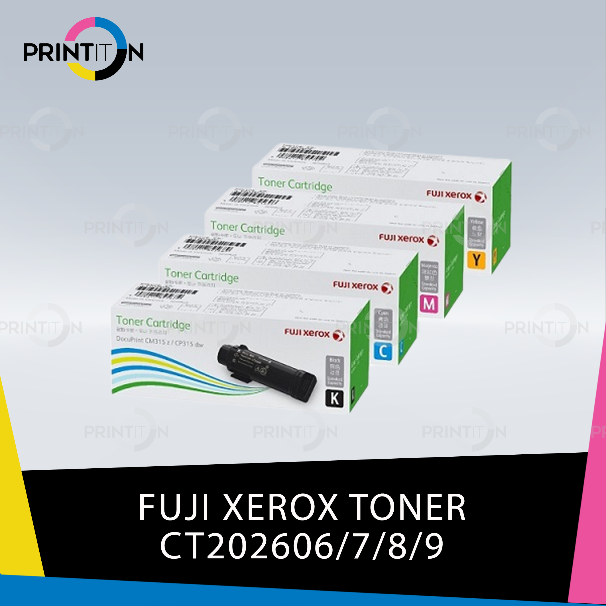 Original Fuji Xerox Ct202608 Toner Cartridge For Docuprint Cm315Z