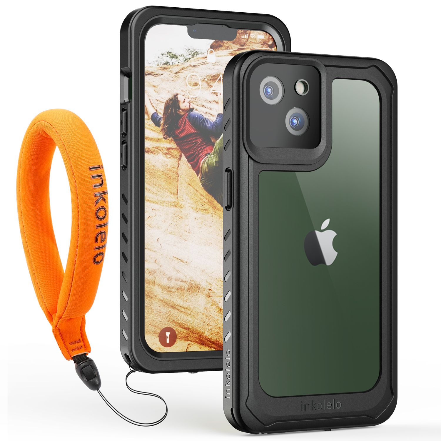 Inkolelo ốp chống nước cho iphone 13 chống bụi chống sốc toàn thân cứng cáp với bảo vệ ống kính máy ảnh và tích hợp miếng bảo vệ màn hình, underwater kín hoàn toàn vỏ bảo vệ cho iphone 13