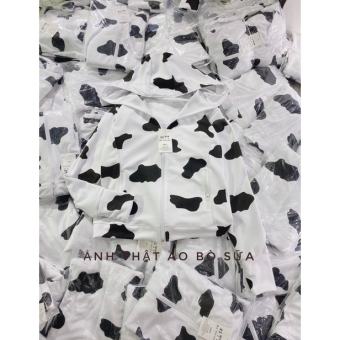 Áo Nắng Bò Sữa - Áo Khoác Bò Sữa Ulzzang- Áo Khoác Nỉ Unisex Nam Nư (video ảnh thật)