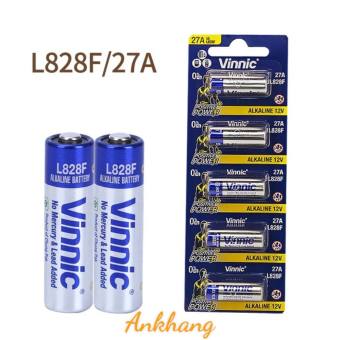 Pin 27A VINNIC 12V Alkaline (Sử dụng cho chuông cửa, remote cửa cuốn, remote xe hơi...) hàng chính hãng