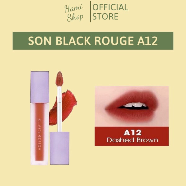 Son kem lì black rouge air fit velvet tint a012