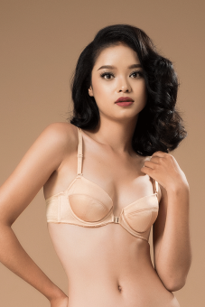 Áo ngực annie cài trước cao cấp BF3012 không mouse, cup trơn có gọng