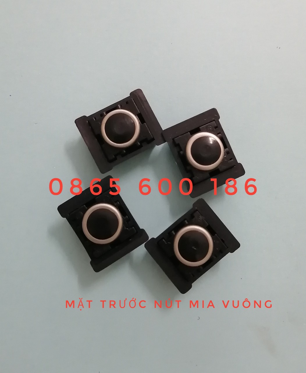 Combo 4 nút mia vuông dùng cho mia nhôm 5m