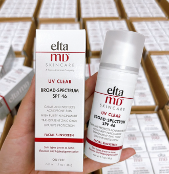 Elta MD UV Clear Broad-Spectrum SPF 46 - Kem Chống Nắng Không Màu