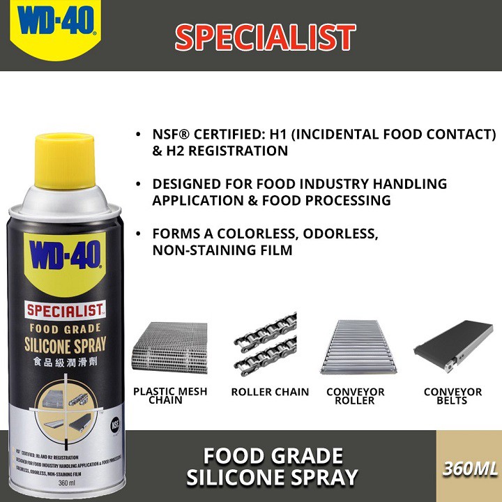 Dung Dịch Silicone WD-40 Food Grade 360ml