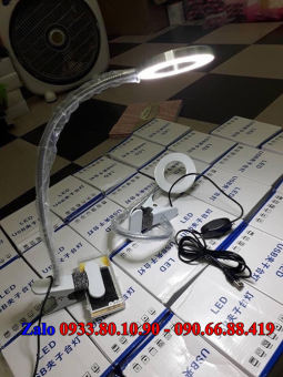 Đèn LED kẹp bàn Hỗ trợ Phun xăm Nối mi Nail (có 2 chế độ ánh sáng)