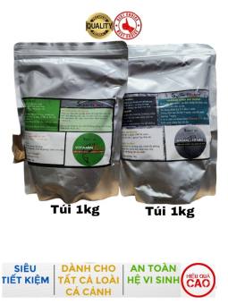 Combo Vitamin C++ Super Protect và Khoáng & Vitamin Super Protect chuyên dùng cho cá Koi cá Rồng Cá Vàng và Guppy - Túi 1kg