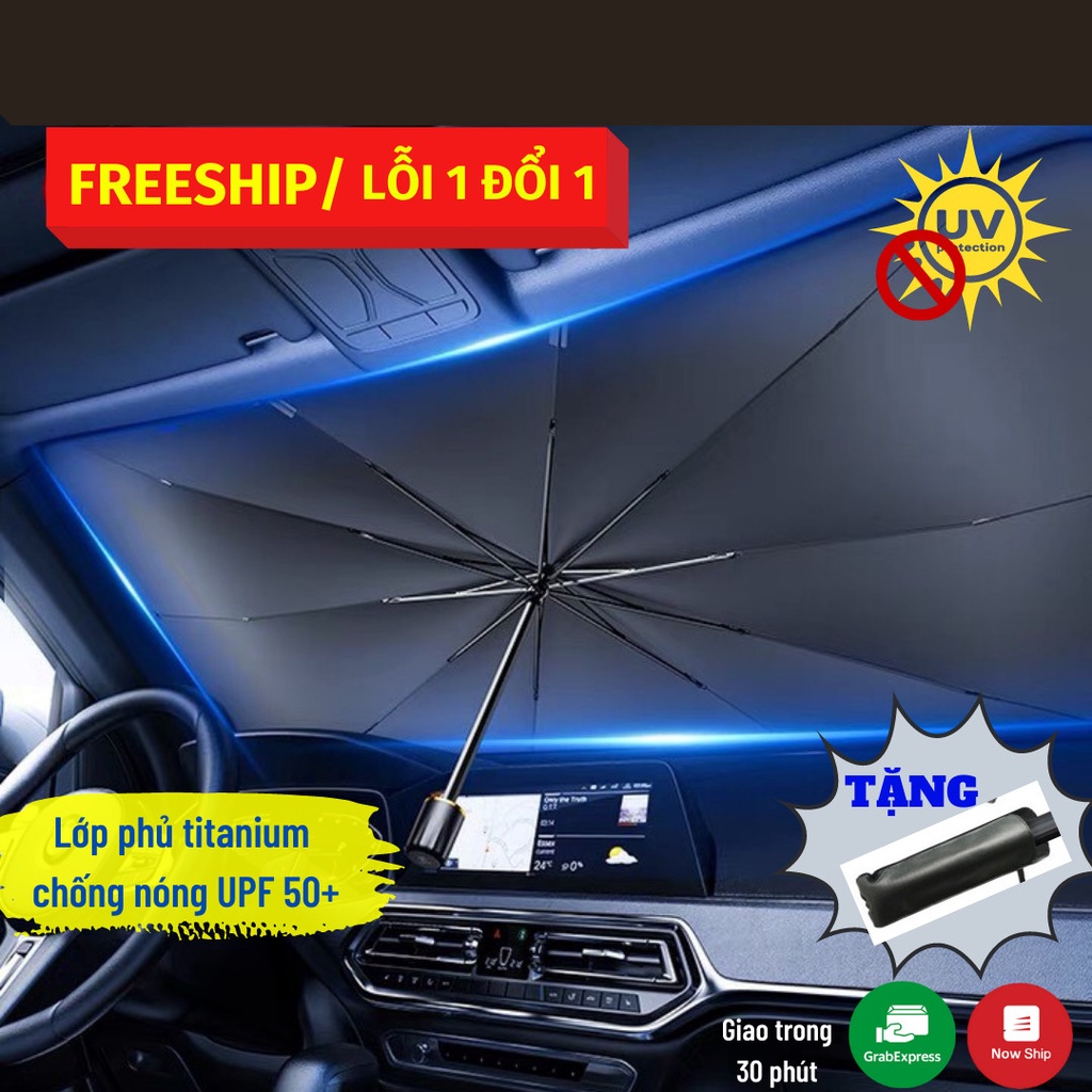 Dù Che Nắng Kính Lái Ô Tô Chắn Nắng Cách Nhiệt Gấp Gọn LEON_STORE