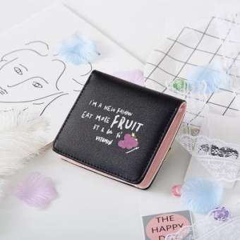 Ví nữ gấp đôi nhỏ gọn, phối màu xinh xắn TTT0052