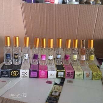 Combo 10 Chai Nước Hoa Mini Chiết Pháp 4D 20ml Nhiều Mùi