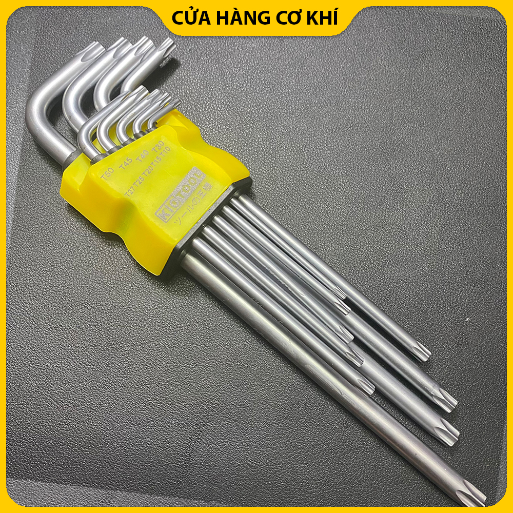 bộ lục giác hoa Bông mai Kiotool 9 món,lục hoa thị -hoa khế