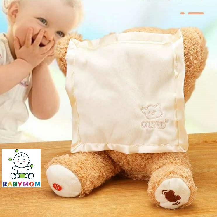 Đồi chơi thú bông gấu bông ú òa bé cười thả ga niềm vui của ba mẹ