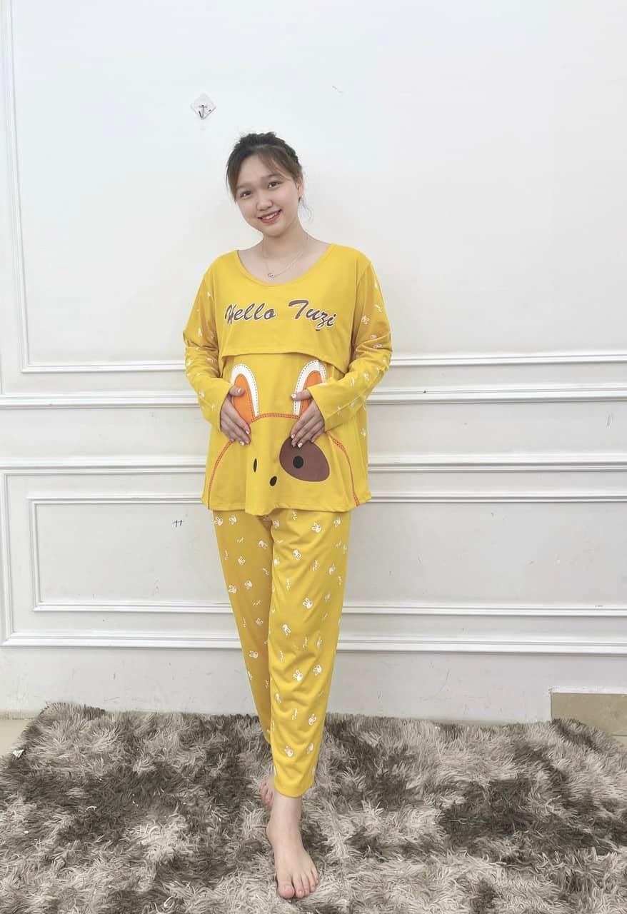 Bộ đồ bầu và sau sinh hình voi - 100% cotton