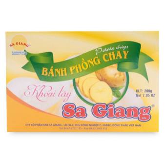 Bánh phồng chay khoai tây Sa Giang