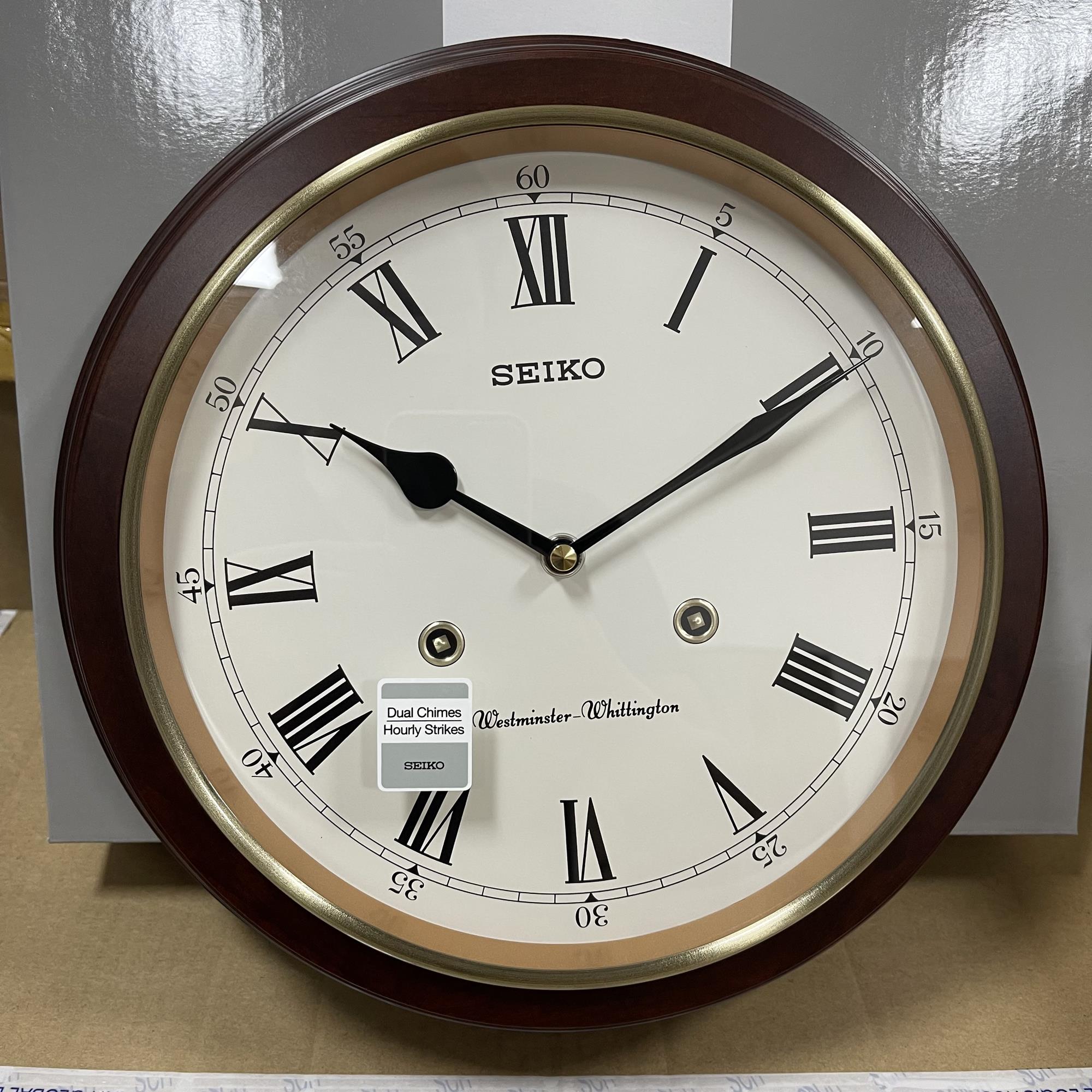 Arriba 95+ imagen seiko westminster whittington chime clock