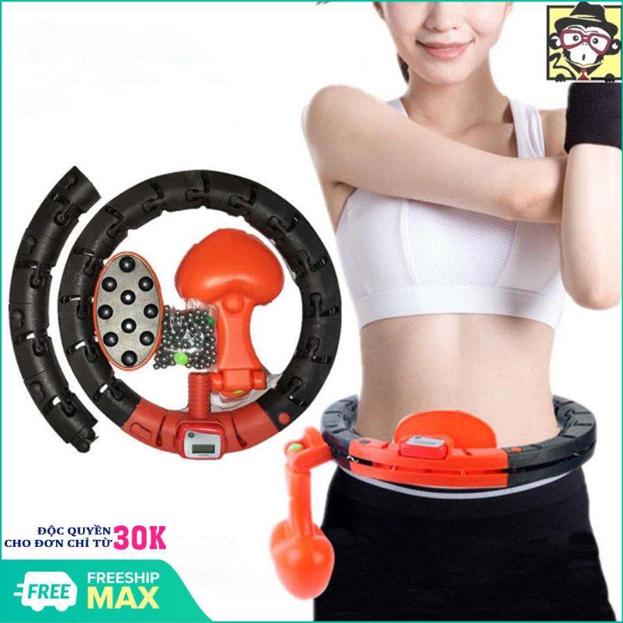 Vòng lắc eo quả lắc Hulahoop thông minh thế hệ mới , vòng lắc eo giảm mỡ bụng tại nhà , lấy lại vóc dáng thon gọn.