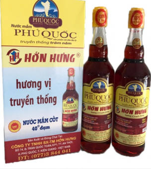 nước mắm Phú Quốc Hớn Hưng 40 độ đạm rất ngon