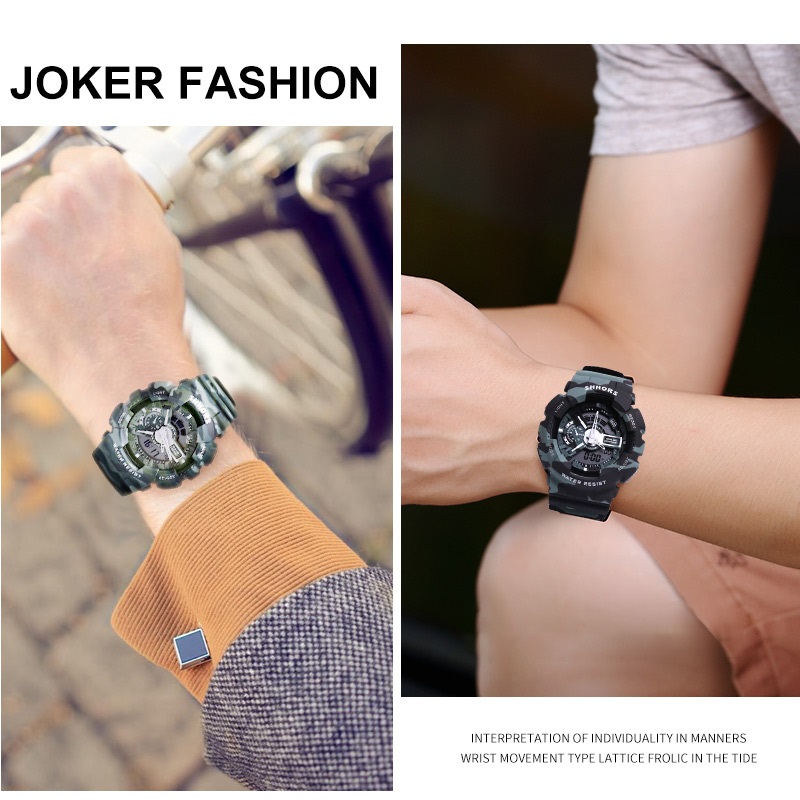 SHHORS Đồng Hồ Nam Shock Thể Thao Chống Nước, Sport Watch 692BM.