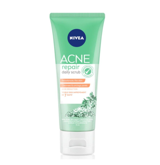 Gambar NIVEA Acne Repair Daily Scrub (75ml)