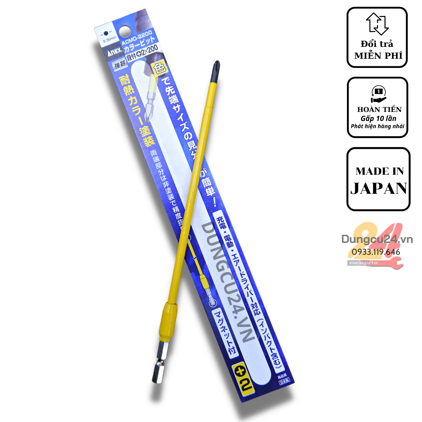 Mũi vít nhật điện tử anex acmd-2200 +2x200mm