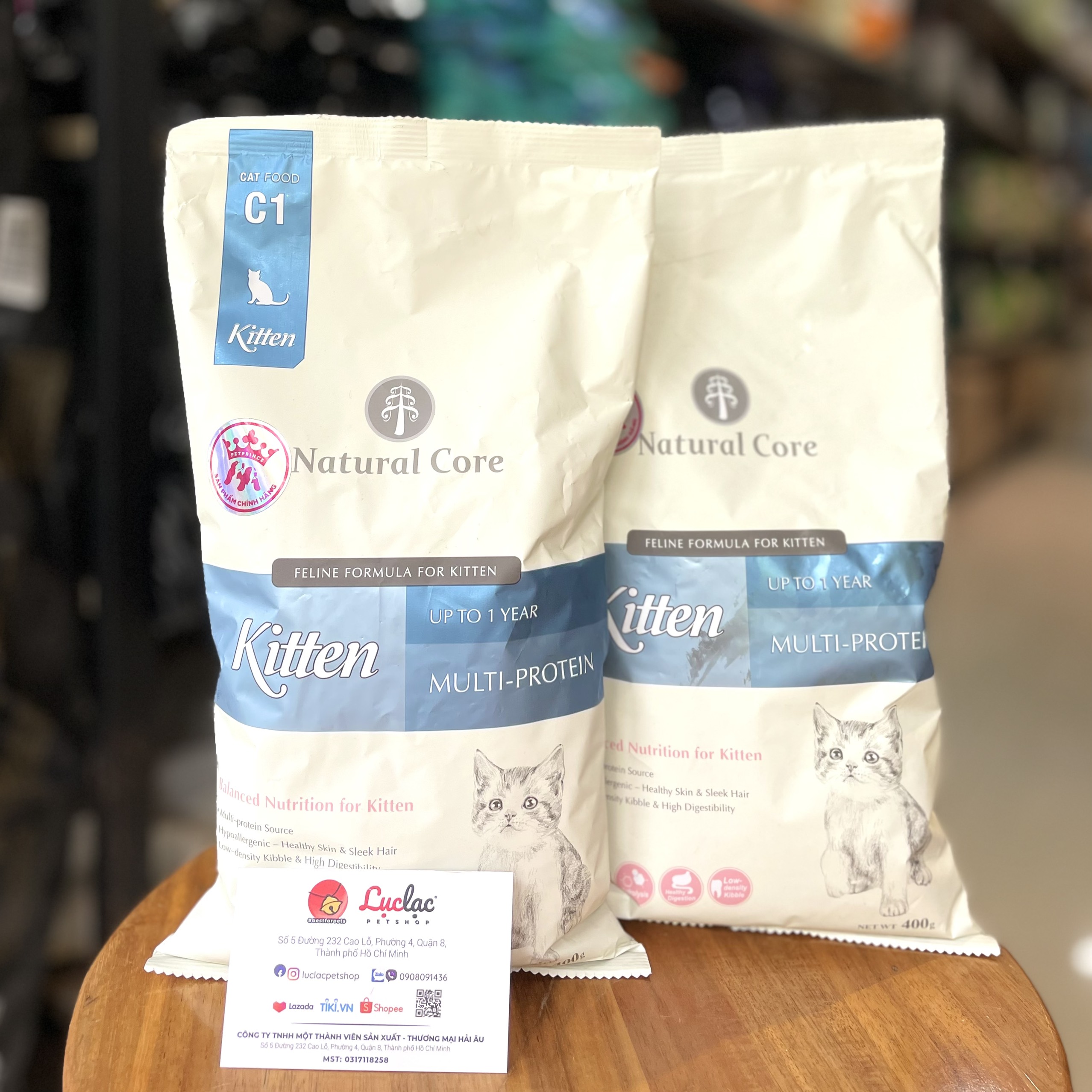 Hạt Natural Core Kitten cho mèo con - Túi chính hãng