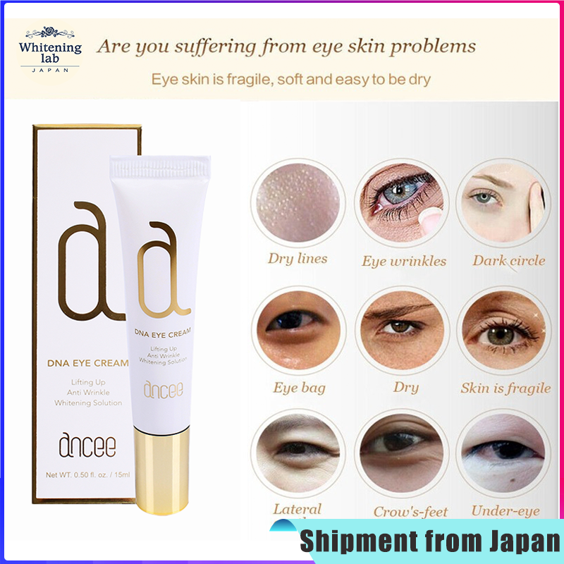 Gambar K Beauty Ancee NEW DNA Eye Cream15ml Moisturizing Anti Wrinkles, Nourishing Anti Aging, Lightens Dark circles. Night Repair Eye Supercharged Complex Synchronized Recovery ANTI AGING   INTENSE HYDRATION* REDUCE PUFFINESS EYE BAGS DARK CIRCLES WRINKLES